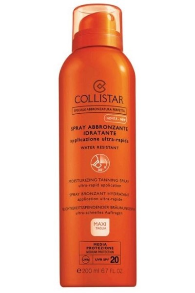 Collistar Perfect Tanning Moisturizing Tanning Spray Spf20 200ml
