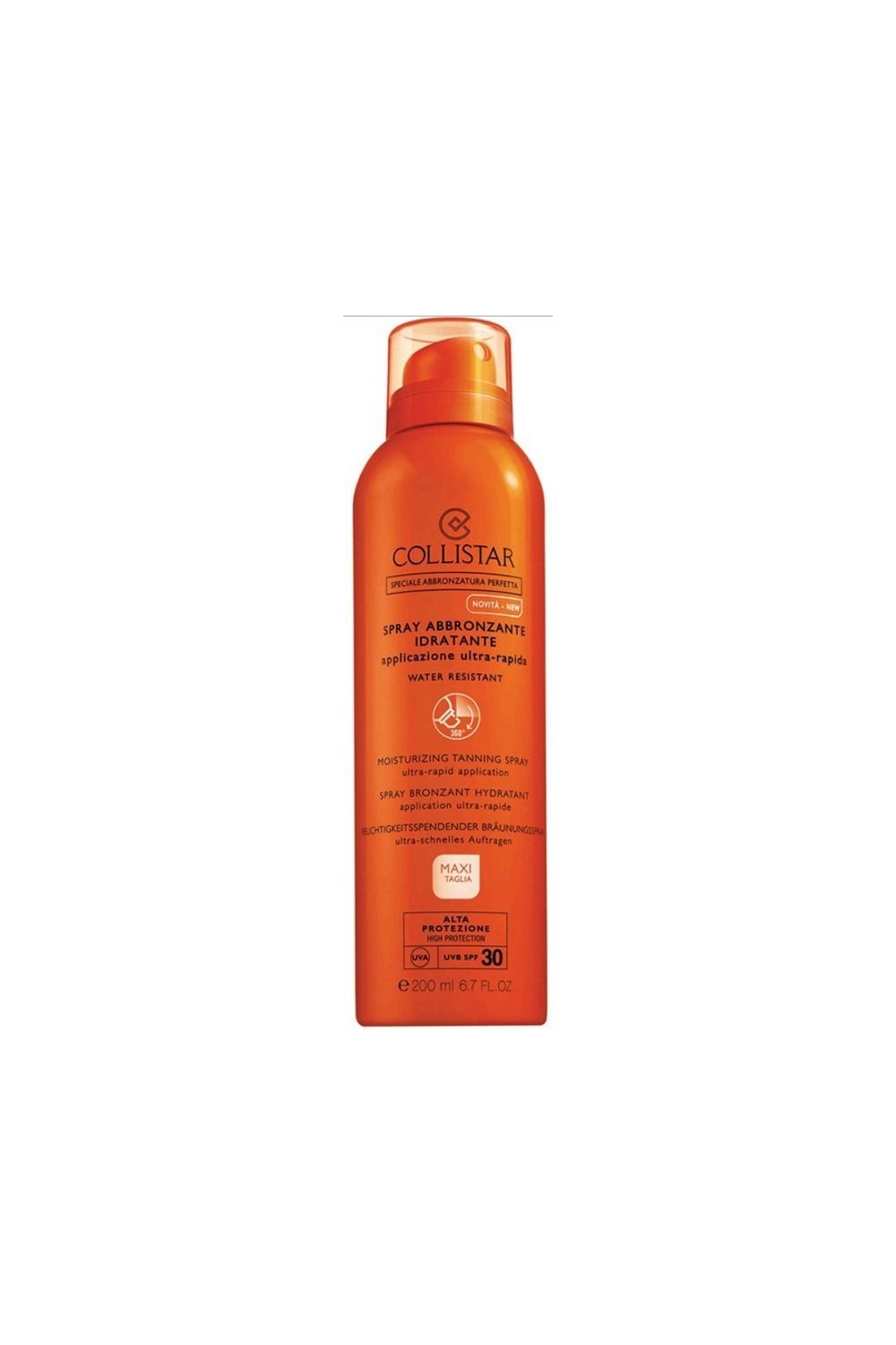 Collistar Perfect Tanning Moisturizing Spray Spf30 200ml