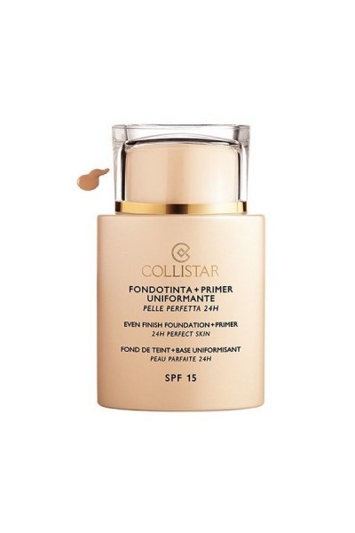 Collistar Even Finish Foundation Plus Primer 24h Perfect Skin Spf15 06 Sun 35ml