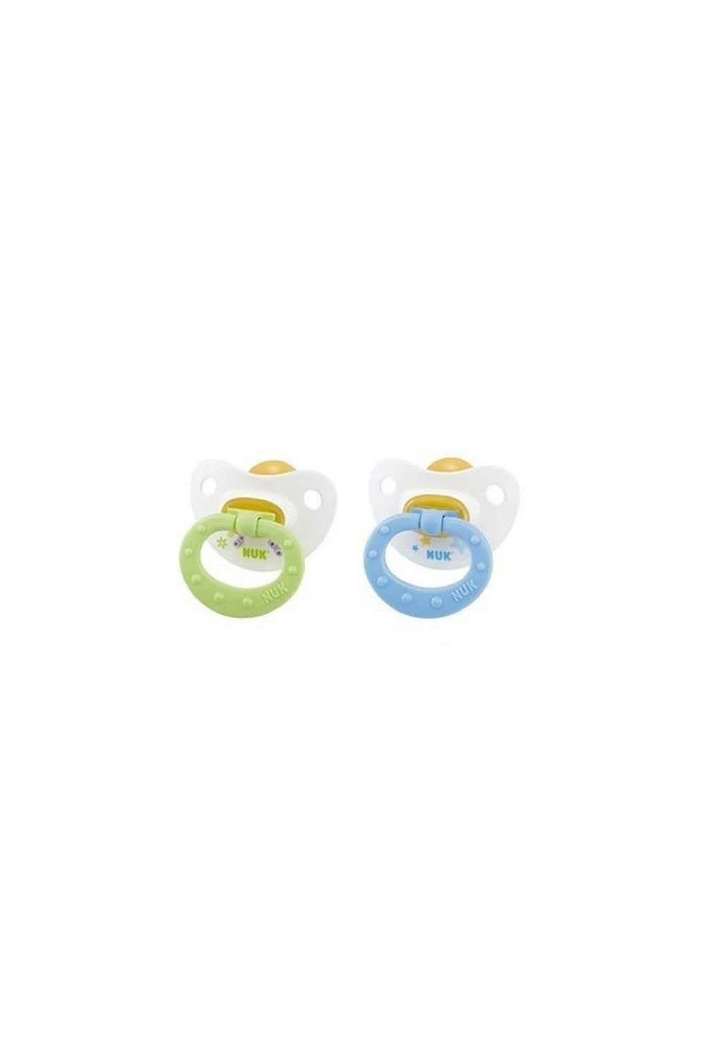 Nuk Classic Happy Days Soother Size 1 Latex 0-6 Months 2 Units