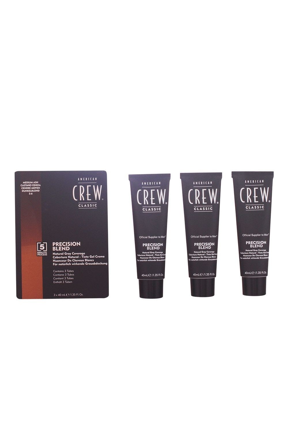 American Crew Precision Blend 5 6 Medium Ash  Set 3 Pieces