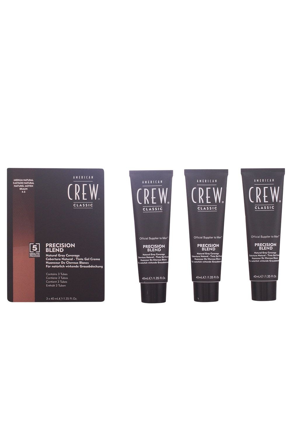 American Crew Precision Blend 4 5 Medium Natural Set 3 Pieces