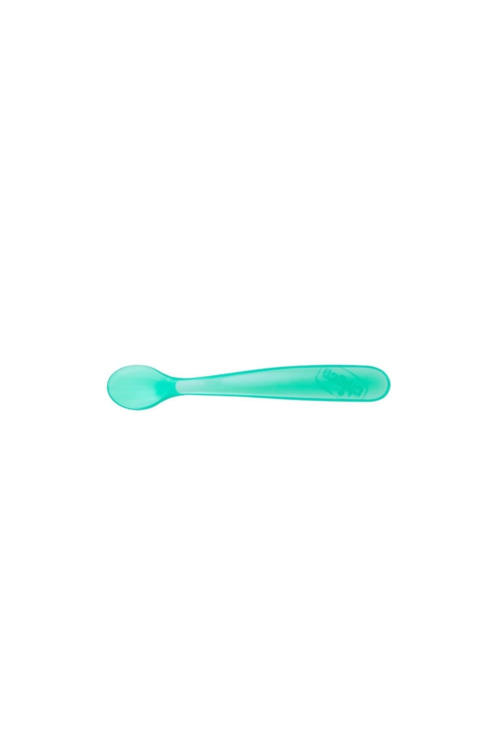 Chicco Duplo Soft Blue Silicone Spoon 6m+ 2 Units