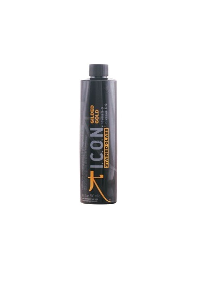 Icon Stained Glass Semi Permanent Hair Color Gilded Gold 300ml