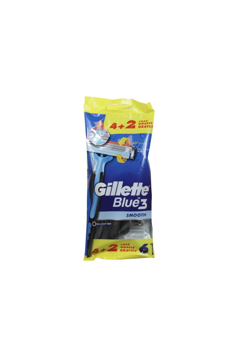 Gillette Blue 3 Disposable Razor 6 Units