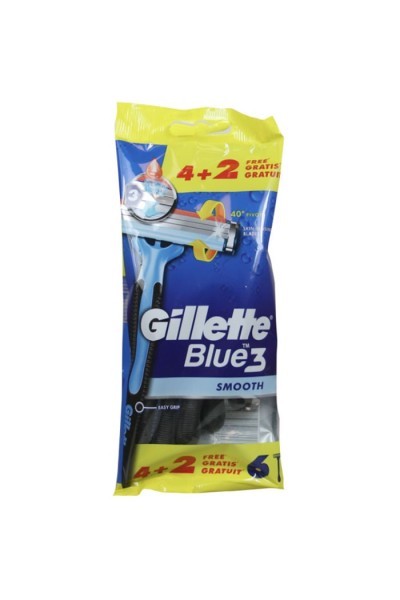 Gillette Blue 3 Disposable Razor 6 Units