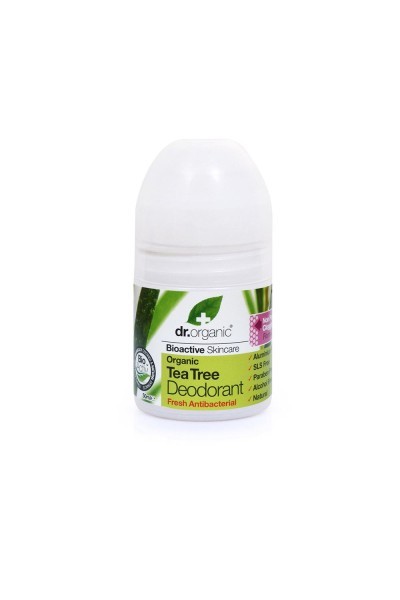 DR. ORGANIC - Dr Organic Tea Tree Deodorant Roll On 50ml
