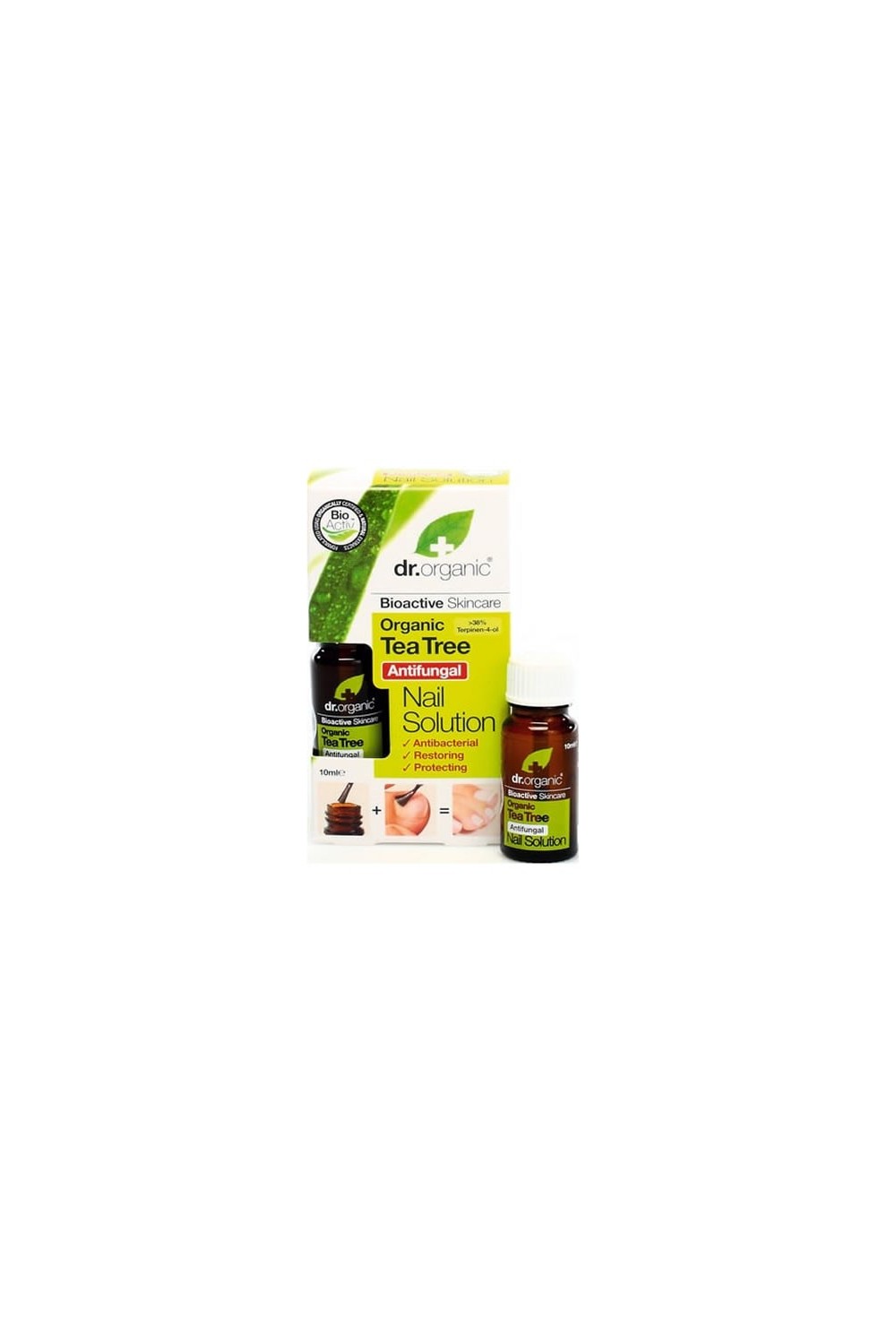 DR. ORGANIC - Dr Organic Tea Tree Nail Solution 10ml