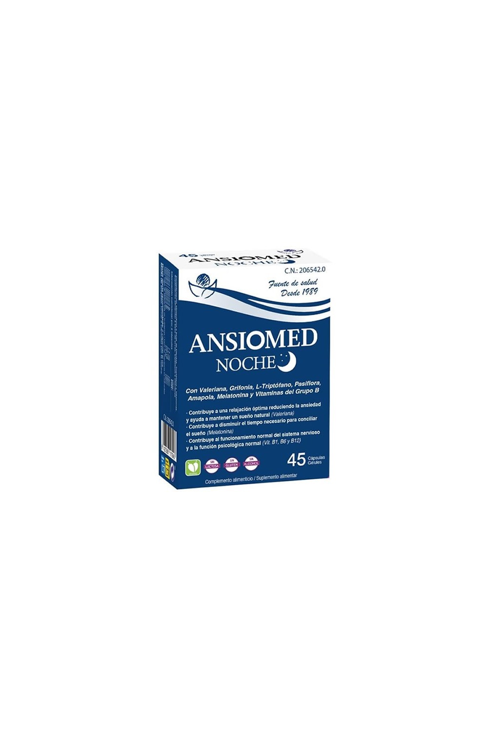 BIOSERUM - Ansiomed Night 45 Capsules