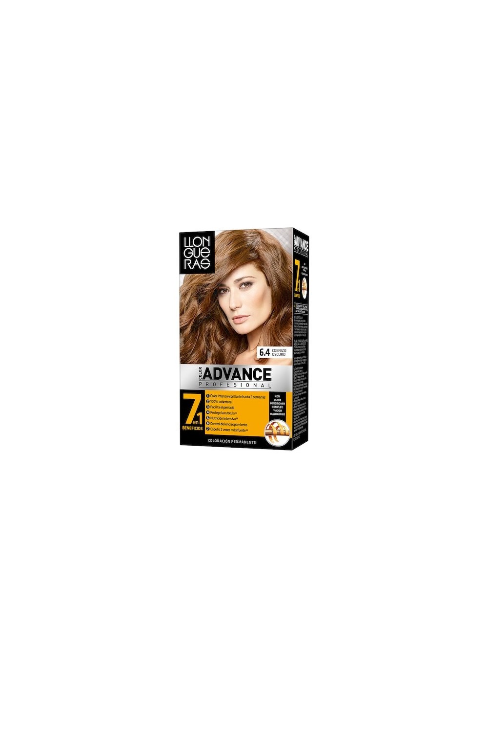 Llongueras Color Advance Hair Colour 6,4 Cobrizo Oscuro