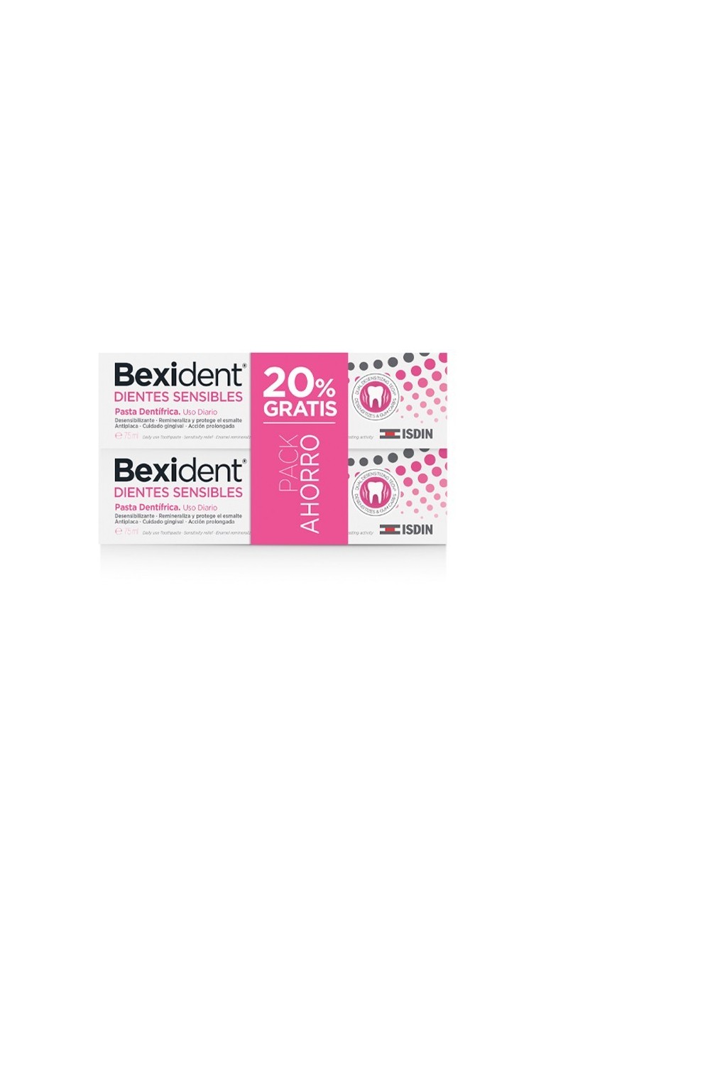 Isdin Duo Bexident Teeth Sensi Paste 2X75ml