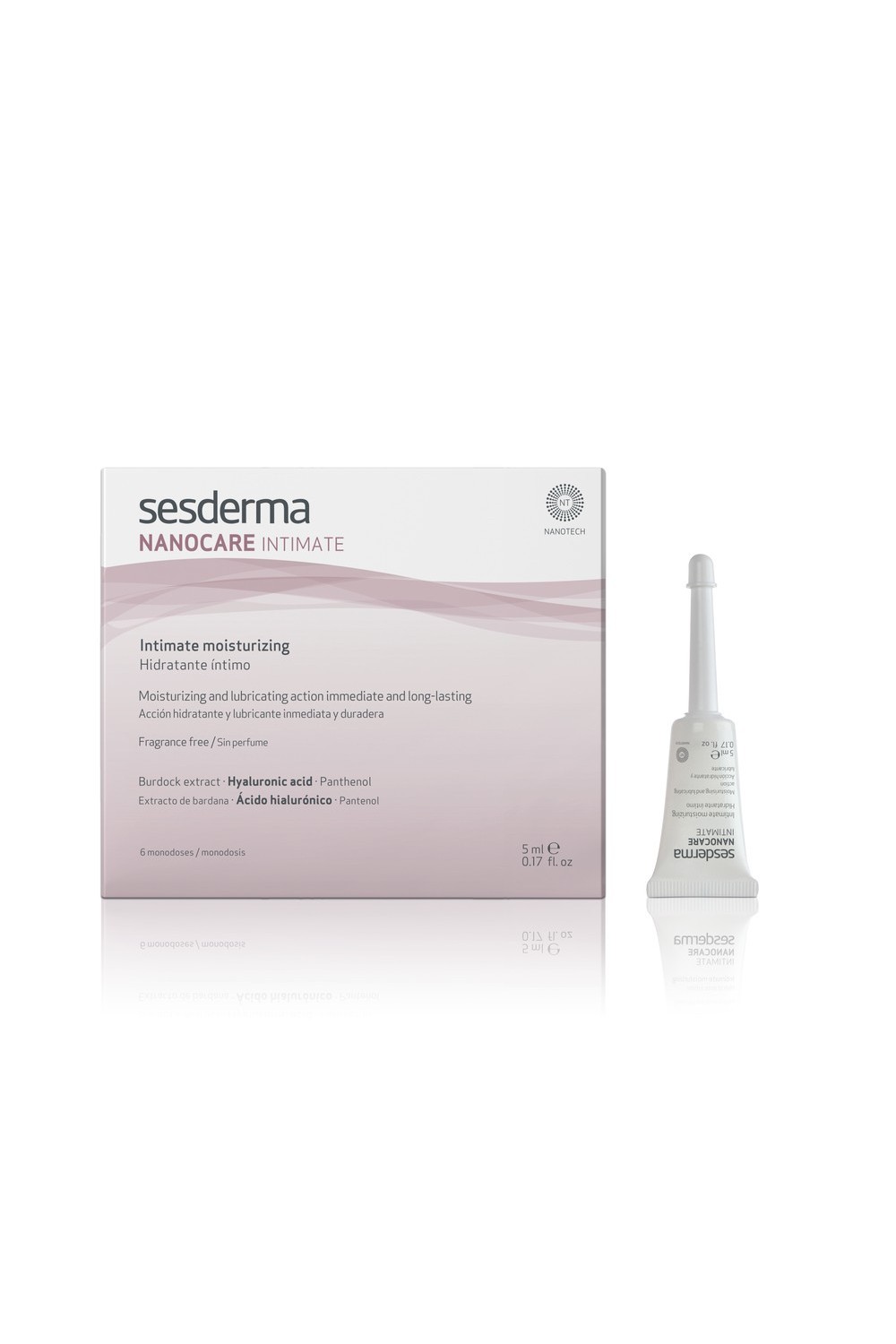 Sesderma Nanocare Intimate Intimate Moisturiser 6 X 5ml