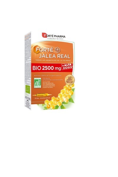 FORTÉ PHARMA - Forté Pharma Royal Jelly Bio 2500mg 20 Ampoules