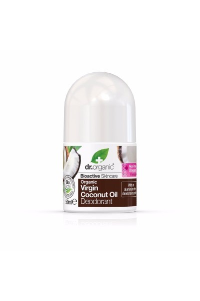 DR. ORGANIC - Dr Organic Virgin Coconut Oil Deodorant  Roll On 50ml