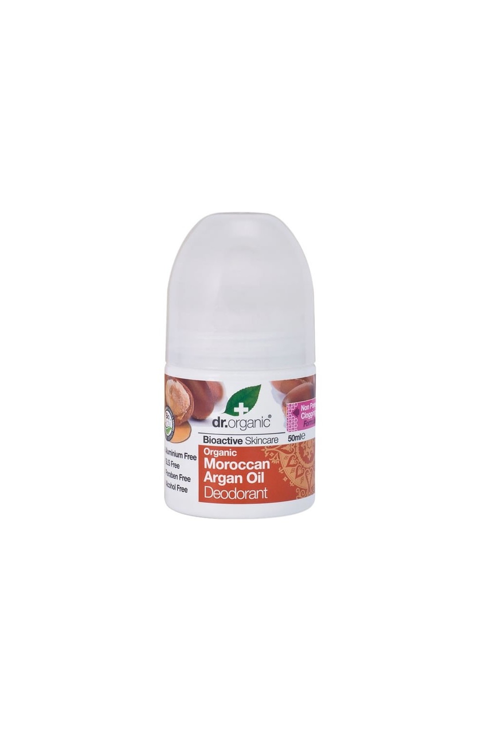 DR. ORGANIC - Dr Organic Moroccan Argan Oil Deodorant Roll On 50ml