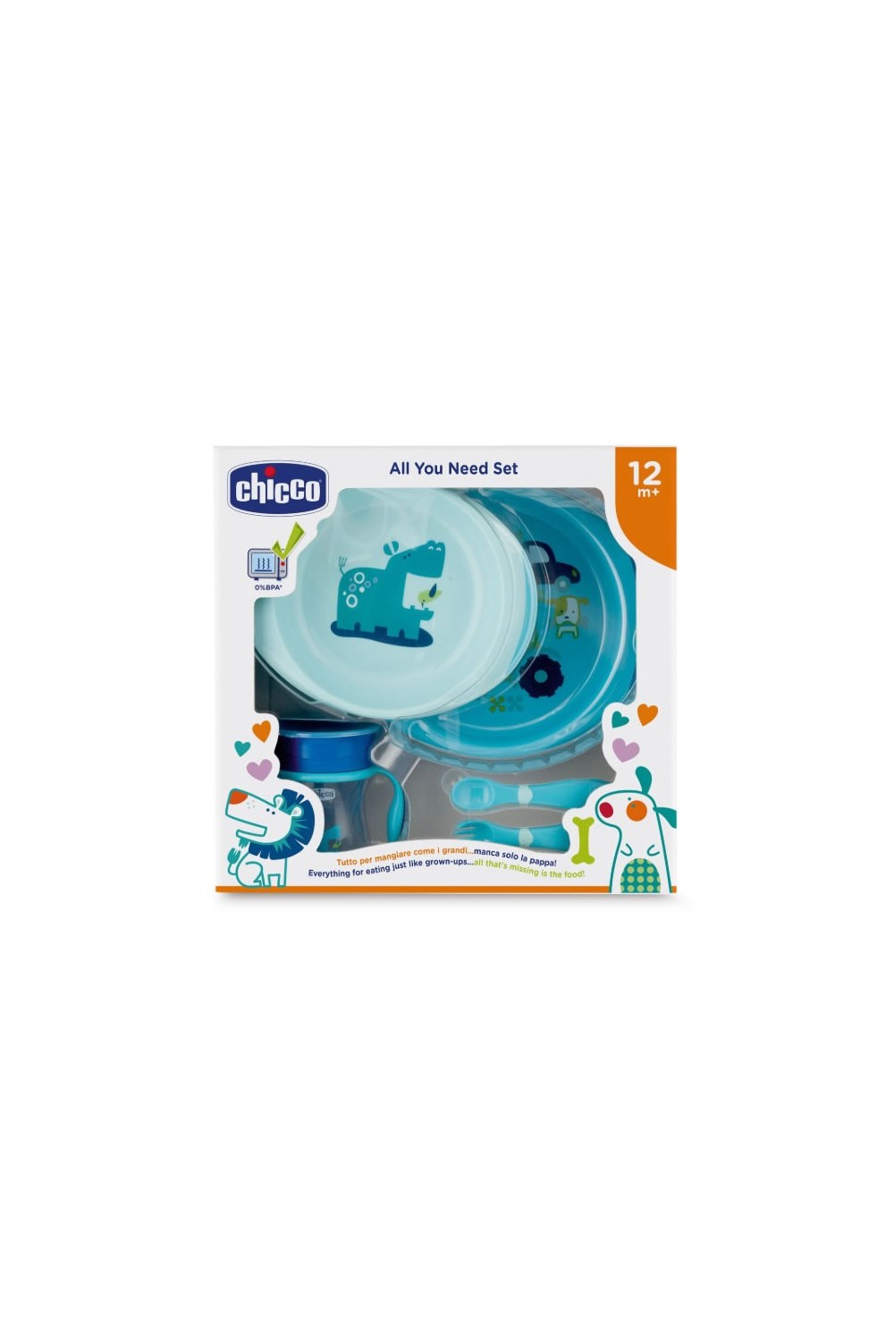 Chicco All You Need 12m+ Blue Set 5 Pieces