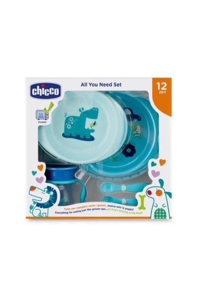 Chicco All You Need 12m+ Blue Set 5 Pieces