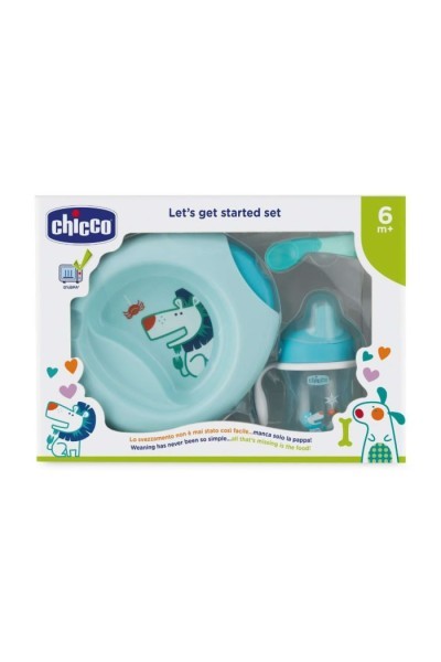 Chicco Let's Get Started 6m+ Blue Set 3 Pieces