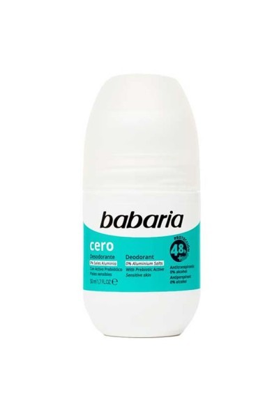 Babaria Deodorant Roll On Cero 50ml