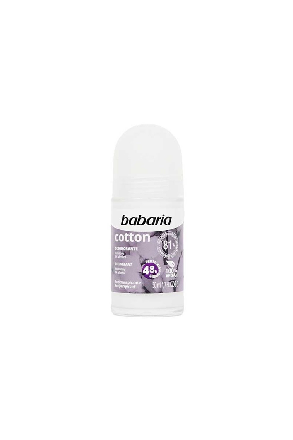 Babaria Deodorant Cotton Roll On 50ml