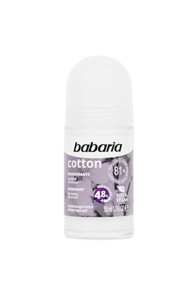 Babaria Deodorant Cotton Roll On 50ml