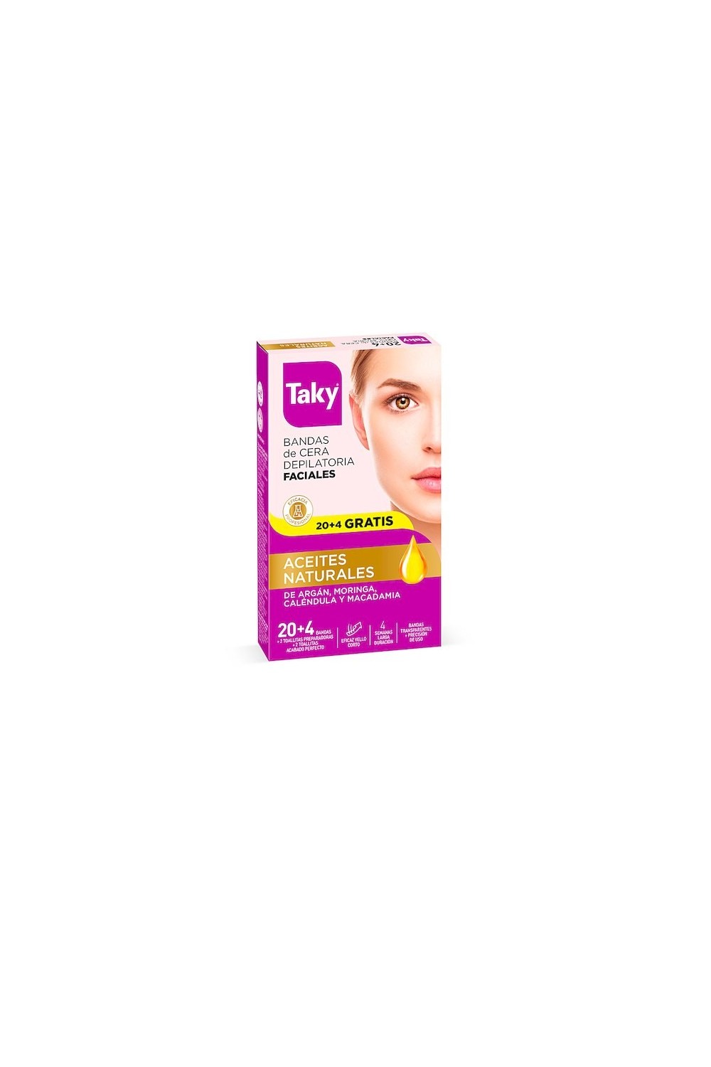 Taky Wax Bands Facial Depilatory 24 Units