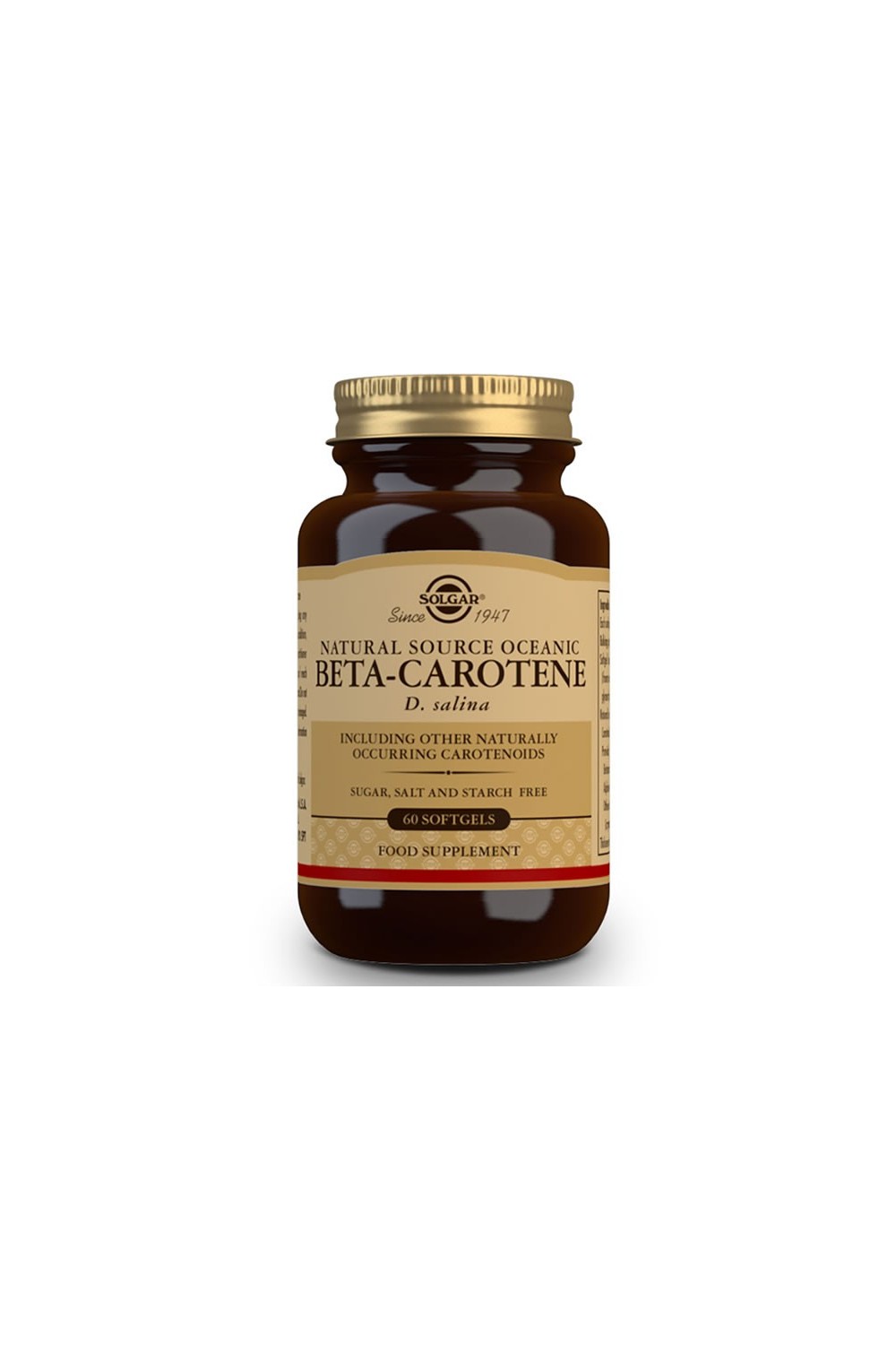 Solgar Beta-carotene 100% 7mg 60 Capsules