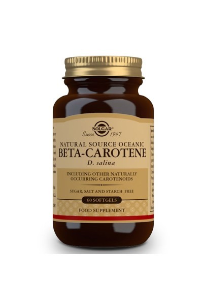 Solgar Beta-carotene 100% 7mg 60 Capsules