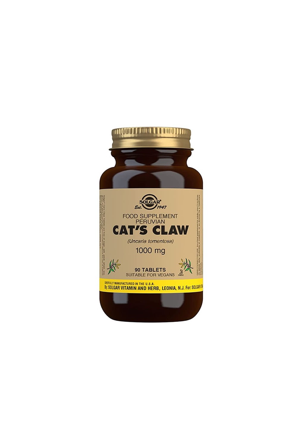 Solgar Cat's Claw 90 Tablets