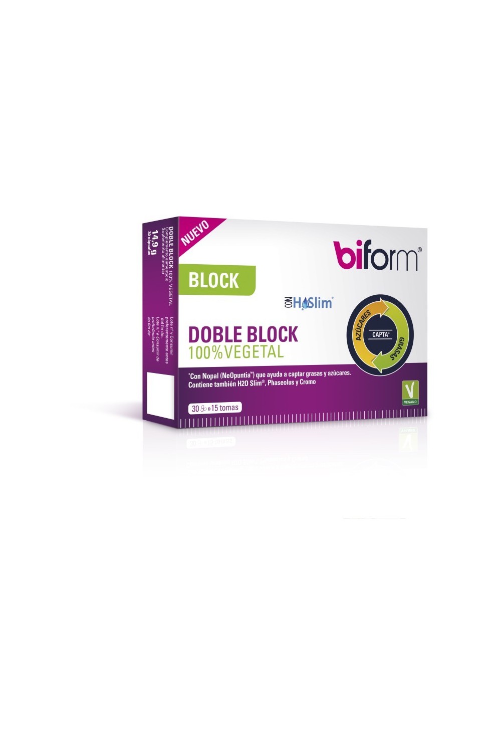 Biform Doble Block 100 Vegetal 30 Vcaps