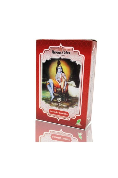 Henna Radhe Castaño Cobrizo Polvo 100g