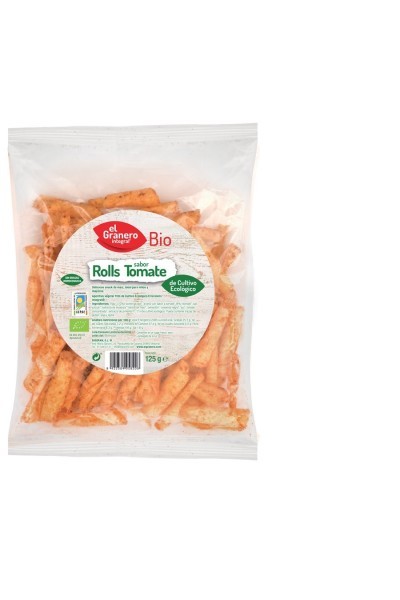 Granero Nachos Bioroll¨s Con Tomate Bio 125g