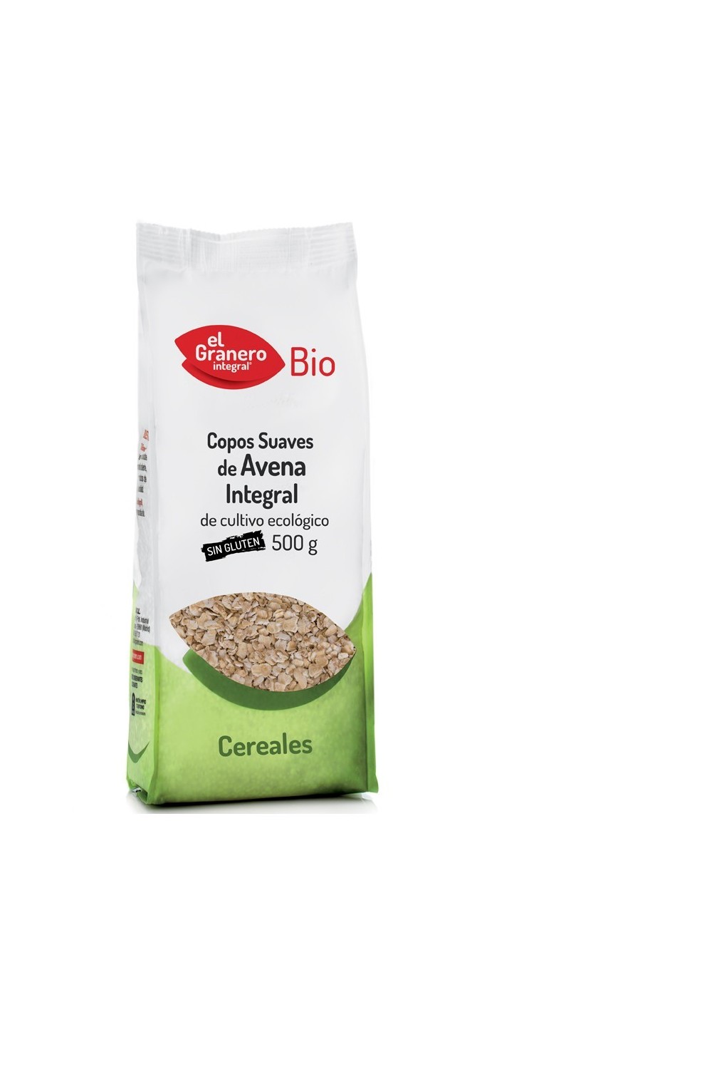 Granero Copos Suaves De Avena Integral Sin Gluten Bio 500