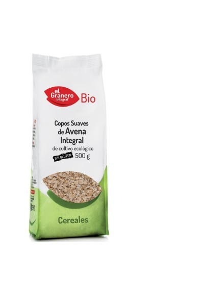 Granero Copos Suaves De Avena Integral Sin Gluten Bio 500