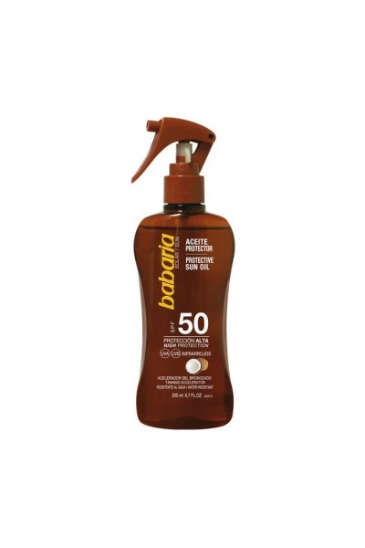 Babaria Coconut Protective Sun Oil Spf50 200ml