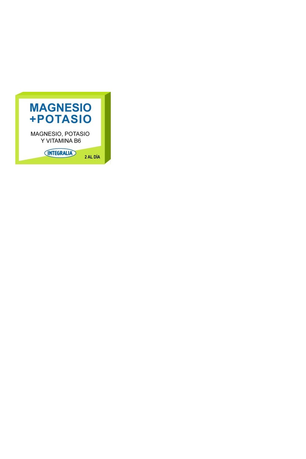 Integralia Magnesio Potasio Vitamina B6 60 Caps