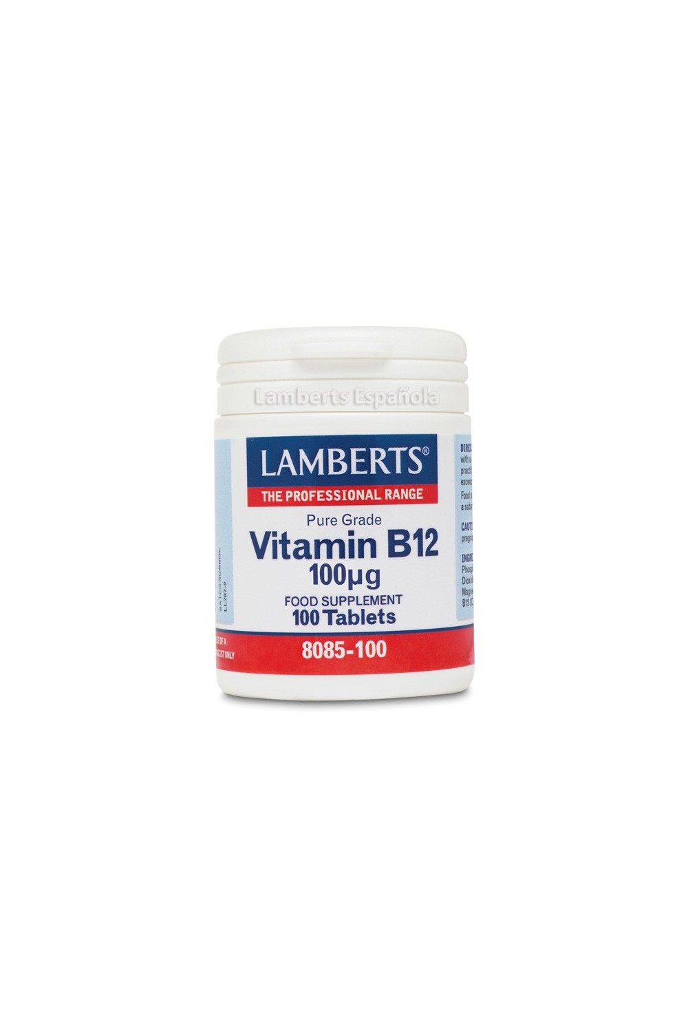 Lamberts Vitamina B12 100-Ug 100 Tabs