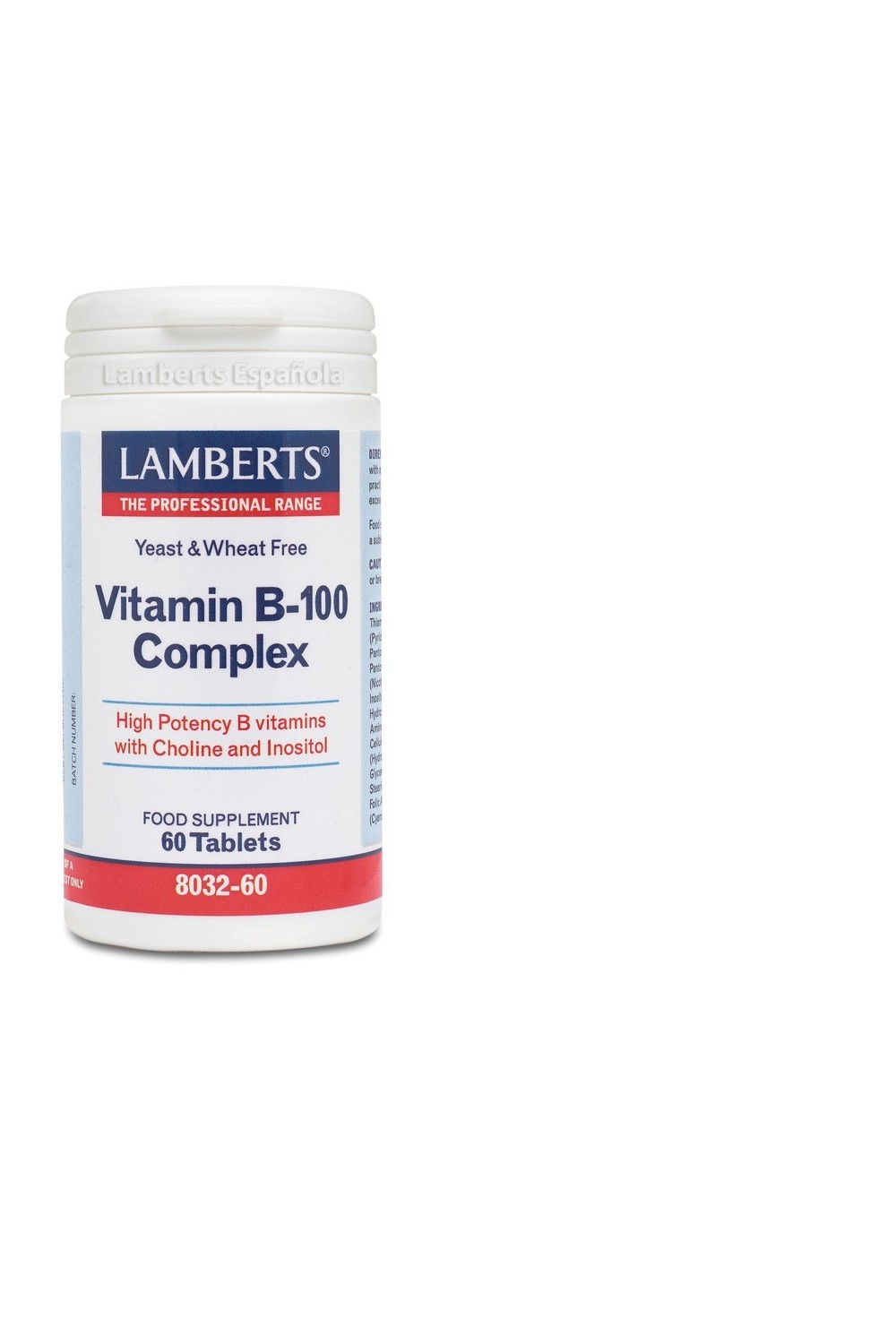 Lamberts Vitamina B-100 Complex 60 Tabs