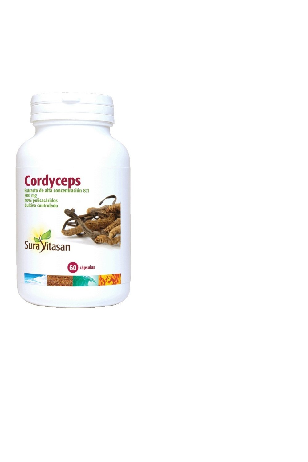 Sura Vitas Cordyceps 500 Mg 60 Vcaps