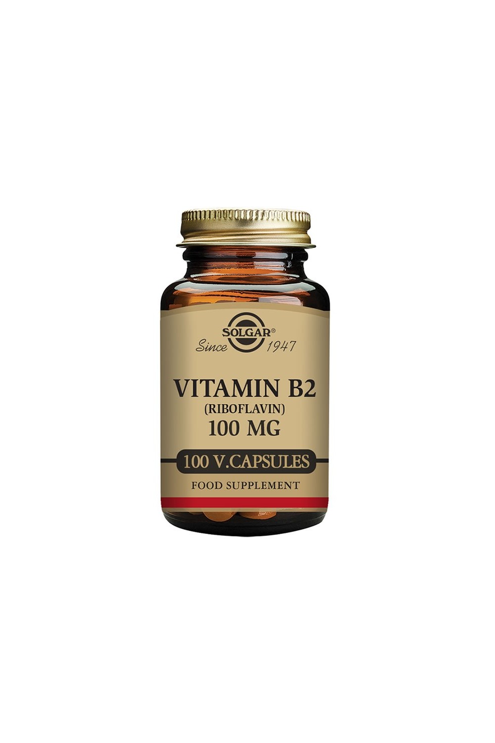 Solgar Vitamin B2 Riboflavin 100mg 100 Capsules