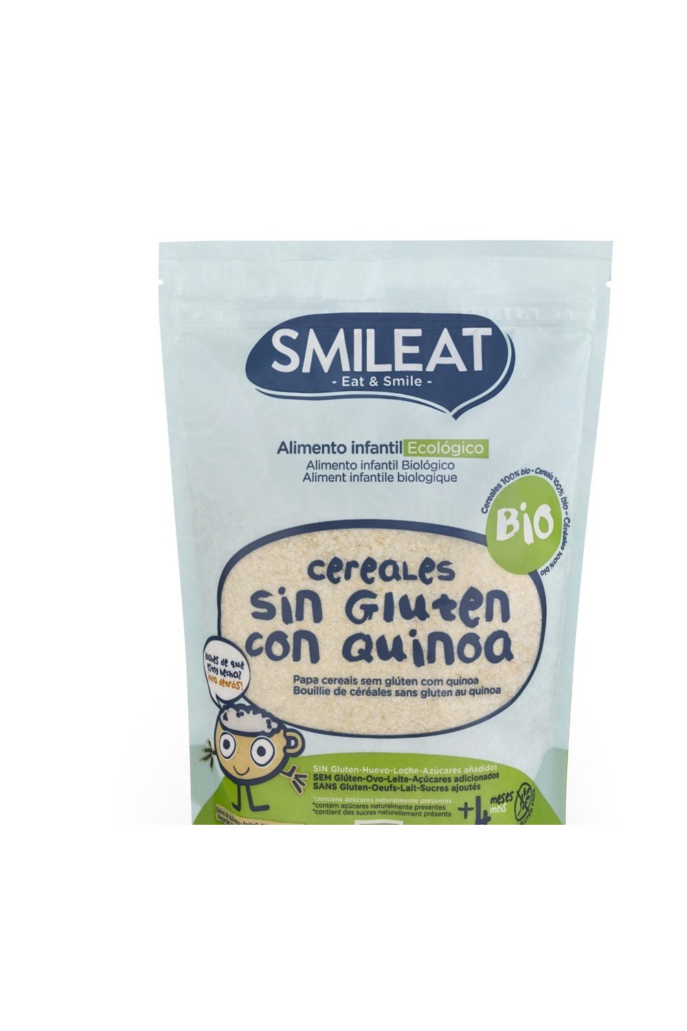 Smileat Papilla Cereales Sin Gluten Con Quinoa Bio 200g