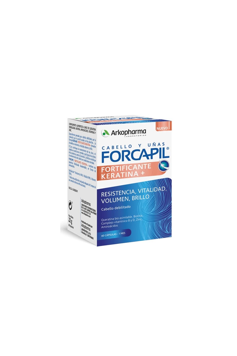 Arkopharma Forcapil Fortifying + Keratin 60 Capsules