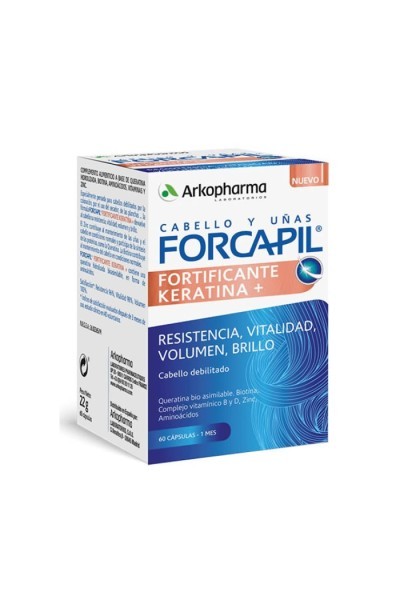 Arkopharma Forcapil Fortifying + Keratin 60 Capsules