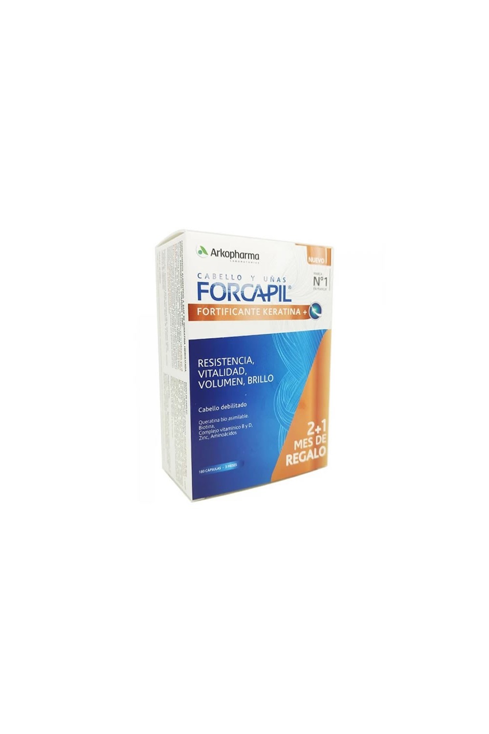 Arkopharma Forcapil Fortifying + Keratin 180 Capsules