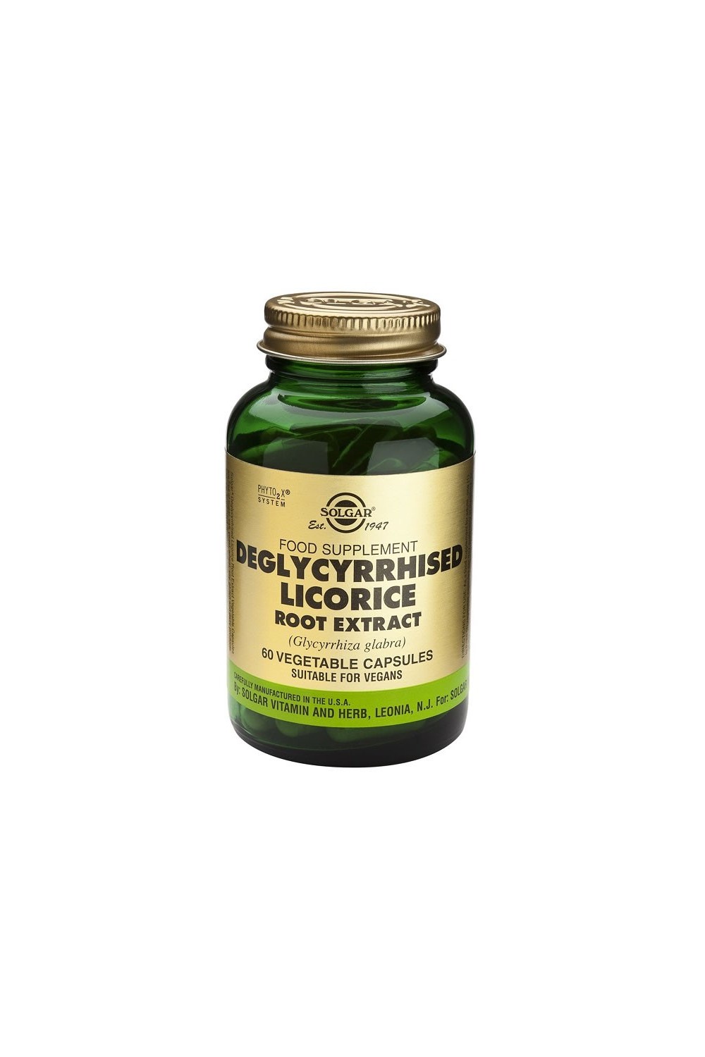 Solgar Spf Licorice Deglycyrrhizinated 60 Capsules