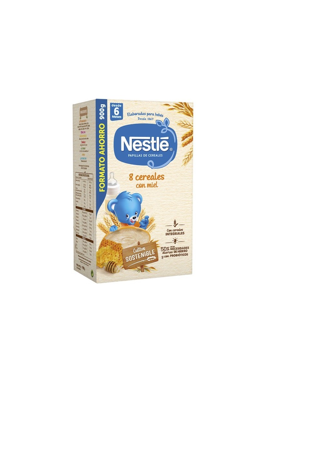 Nestle Nestlé Porridge 8 Whole Grain Cereals With Honey 6 Months