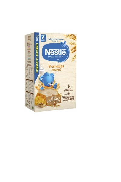 Nestle Nestlé Porridge 8 Whole Grain Cereals With Honey 6 Months