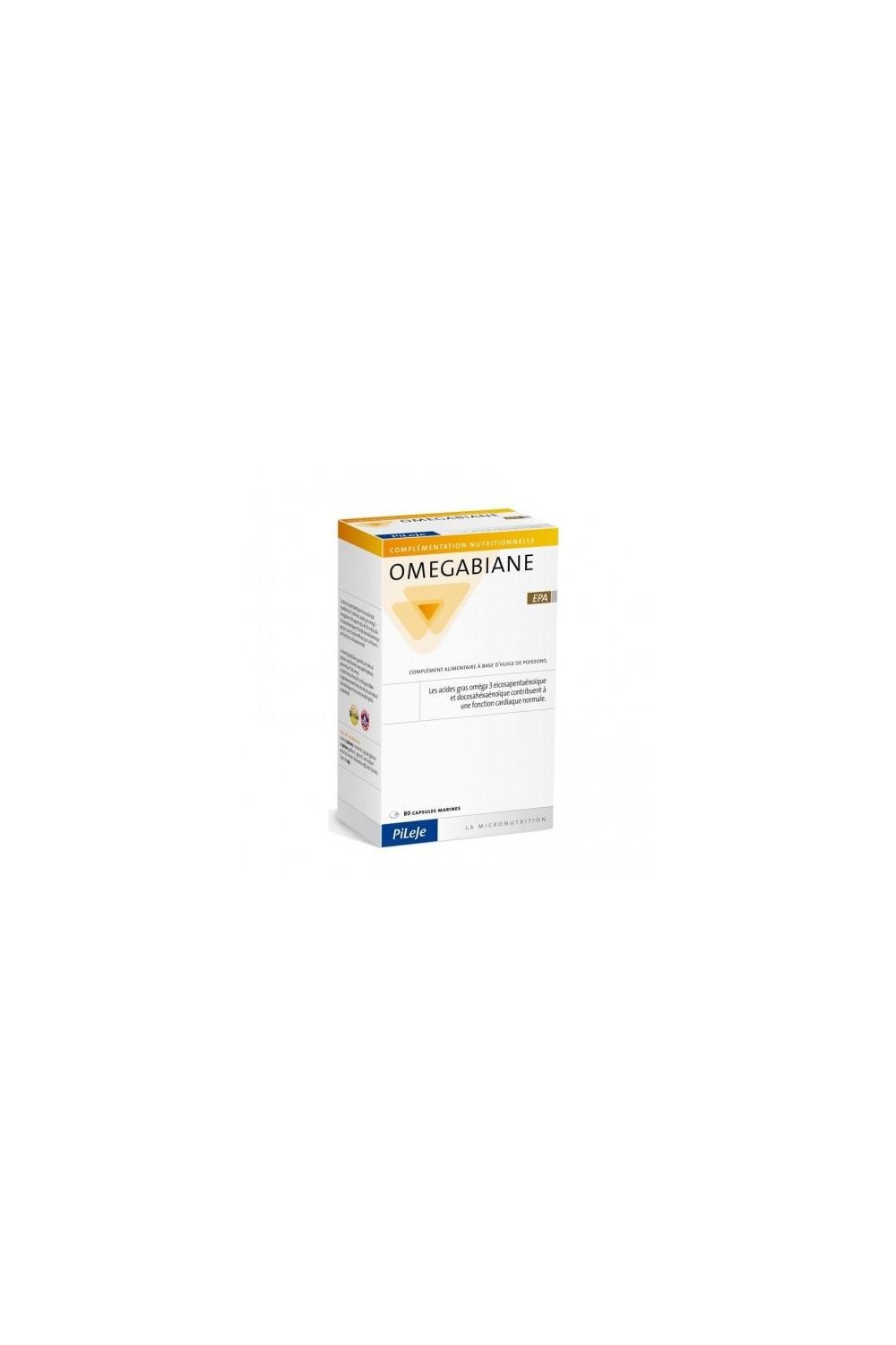 Pileje Omegabiane Epa 80 Capsules