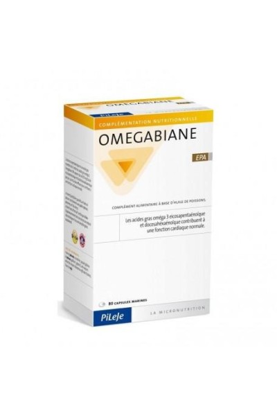 Pileje Omegabiane Epa 80 Capsules