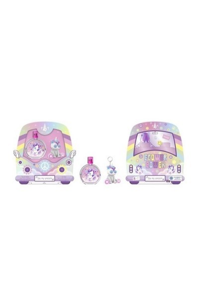 Cartoon Eau My Unicorn Hippie Eau De Toilette Spray 50ml Set 2 Pieces